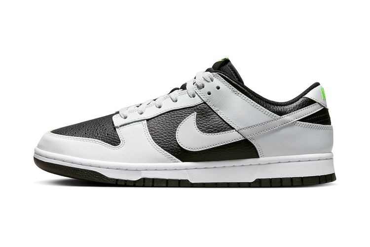 The Nike Dunk Low "Reverse Panda" Surfaces With Neon Touches
