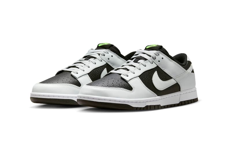 Nike Dunk Low Neon "Reverse Panda" FD9756-001 release information sneakers hype footwear menswear