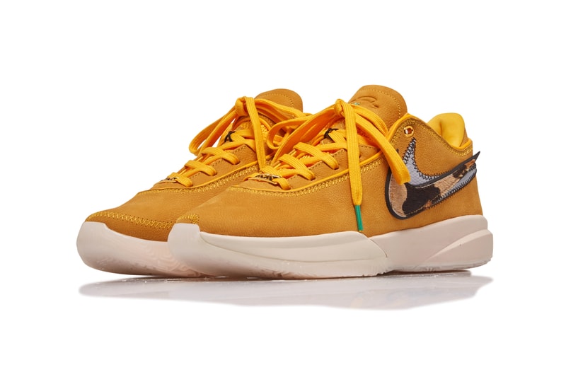 Nike LeBron 20 Art Basel South Beast Release Date university gold pearl white 