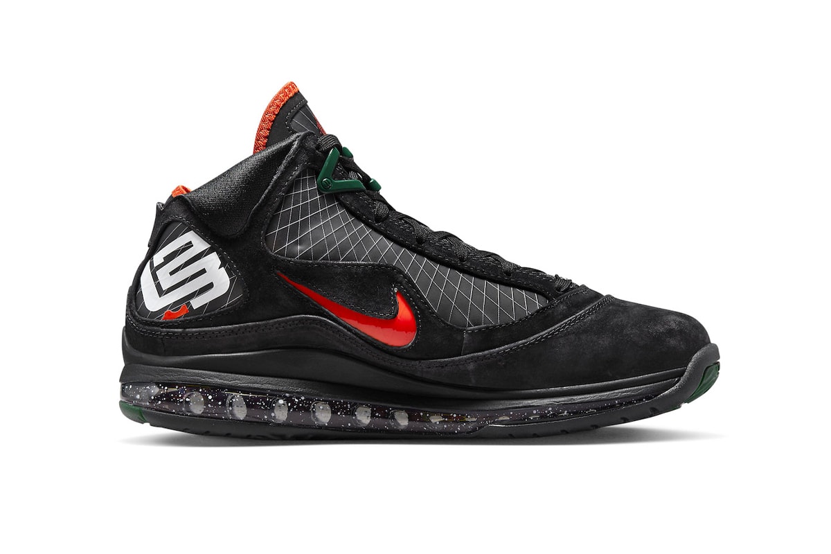 Here Is Official Look at the Nike LeBron 7 "Florida A&M" DX8554-001 Release info los angeles lakers lebron james swoosh basketball shoes university orange and green