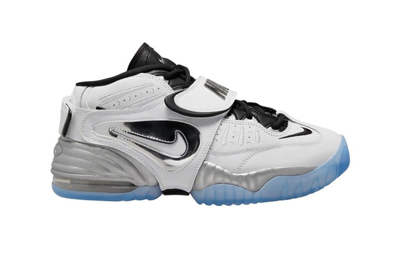Nike Air Adjust Force white metallic black clear black multi iridescent blue purple mid top release info date price 
