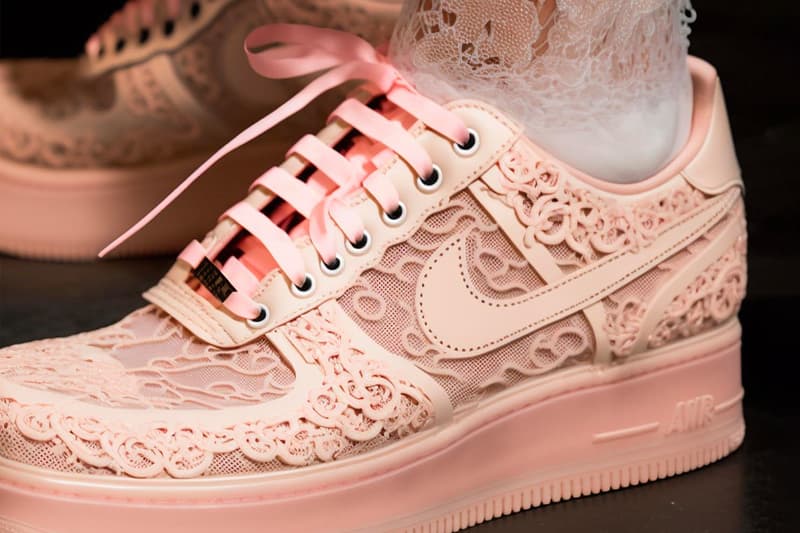 AI Inteligência Artificial Nike Tênis Crochet Knit Lace Air Force 1 Boot Ribbons Bows @luckynumber.8 @ai_clothingdaily Instagram Viral TikTok