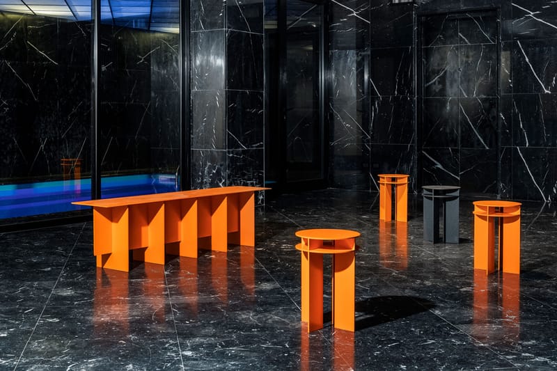 NM3 Creates Fluro Furniture for a "Lynchian" Space