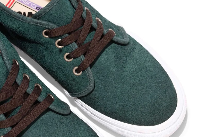 Noah Vans skate chukka collaboration red tan green white checkerboard release info date price