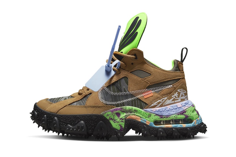 Off-White™ Nike Air Terra Forma Summit White Wheat Release Date Info DQ1615-100 DQ1615-700 Buy Price 