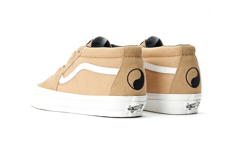 Our Legacy WORK SHOP x Vans SK8-Mid LX Khaki Yin Yang Embroidery Leather Jazz Stripe Deadstock Suede Canvas Collab Release Info