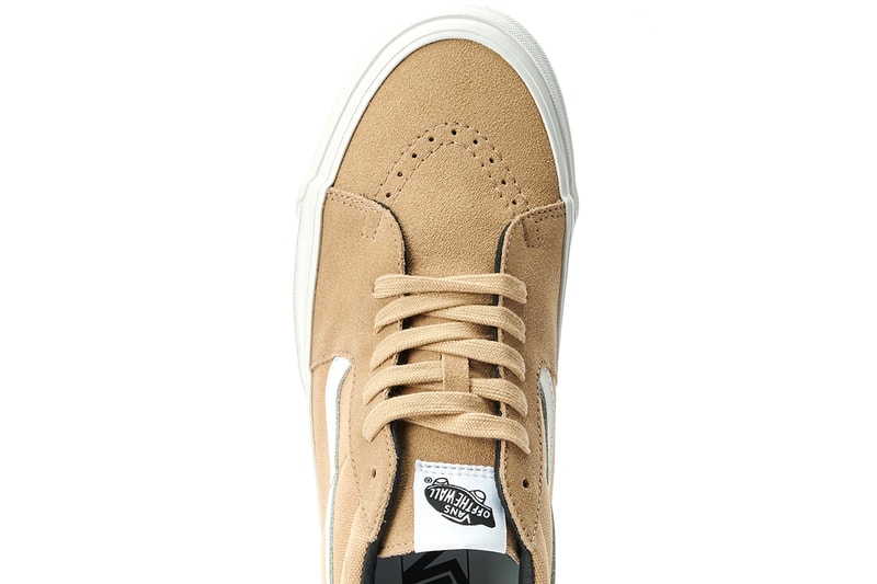 Our Legacy WORK SHOP x Vans SK8-Mid LX Khaki Yin Yang Embroidery Leather Jazz Stripe Deadstock Suede Canvas Collab Release Info