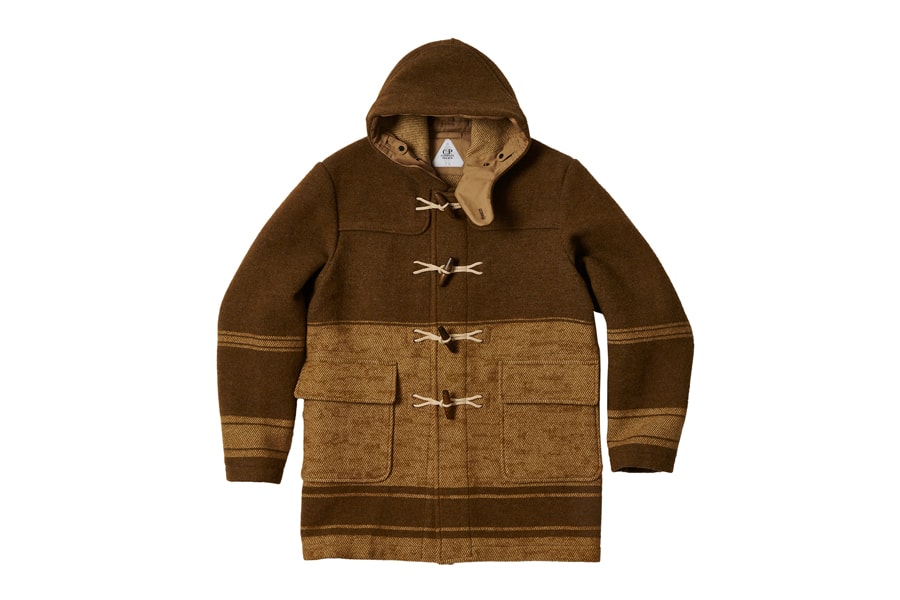 Palace x C.P. Company Holiday 2022 Collaboration Collection Massimo Osti Lev Tanju Montgomery Duffle Coat Outerwear 