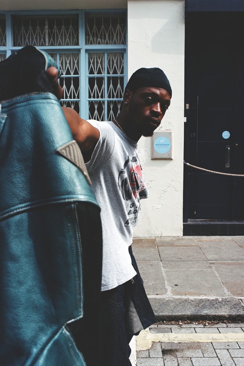 Per Götesson "Slashes Everything" Capsule Collection Lookbook Reworked Vintage T-Shirts Custom Slash Cut Design Emerging UK Brand Designer
