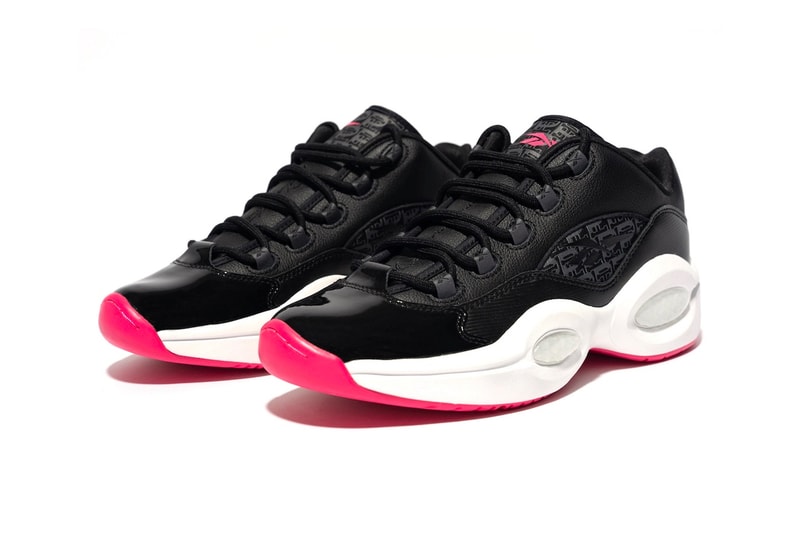 First Look at the PHANTACi X Reebok Question Low in Black/Pink collaboration air jordan 11 bred low jordan brand blackpink kpop ph taiwanese GZ2281 christmas day release reebok jay chou