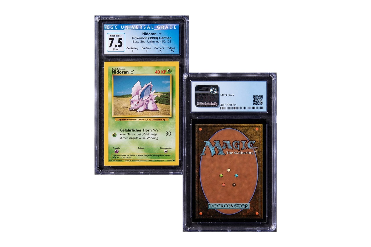 goldin auctions misprinted nidoran pokemon magic the gathering trading card auction info photos price bid
