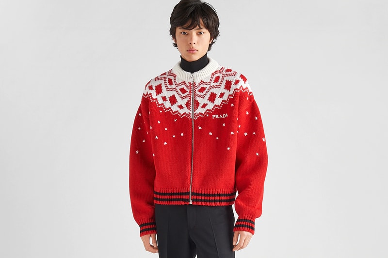 Prada Time Capsule #36 Christmas Sweater Jumper Xmas Festive Period NFT Raf Simons Miuccia Prada December Scottish Fair Isle