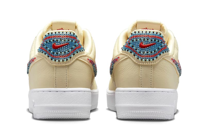 Another Premium Goods x Nike Air Force 1 Low Collaboration Has Surfaced Flat Opal/Multi-Color-White DV2957-200 swoosh low tops beaded textured leather