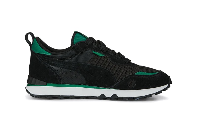 PUMA Rider FV Archive Remastered New Sneaker Footwear Trainer Green Black Gold Shoe Running Rubber Outsole Hangtag Suede