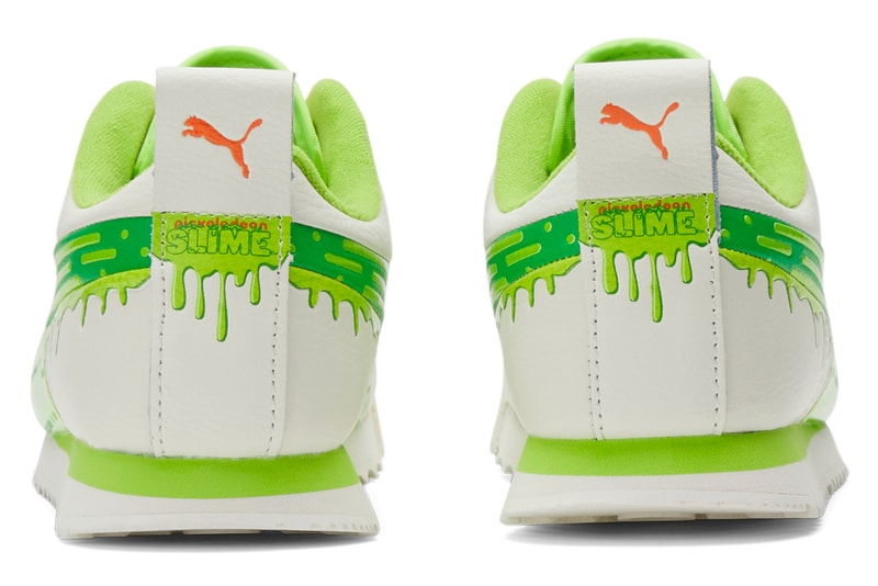 Nickelodeon PUMA Slime Collection Collaboration PUMA Suede PUMA Roma Green Black White Blue December 21 