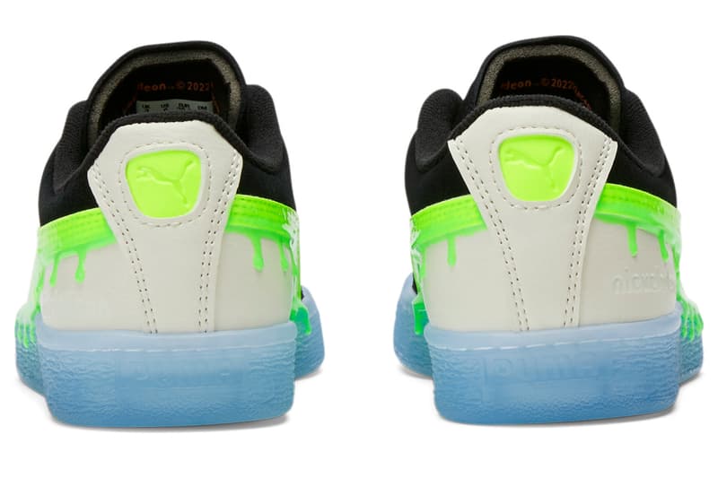 PUMA e Nickelodeon se unem na coleção de tênis 'Slime' 8 Nickelodeon PUMA Slime Collection Colaboração PUMA Suede PUMA Roma Verde Preto Branco Azul 21 de dezembro