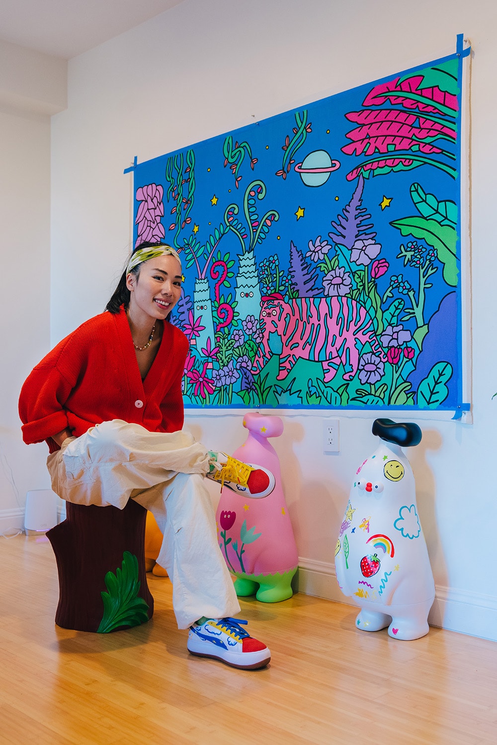 studio visits ton mak puma interview flabjacks suede mayu she moves us fuzzy cactus park happy doing nothing garden of rest