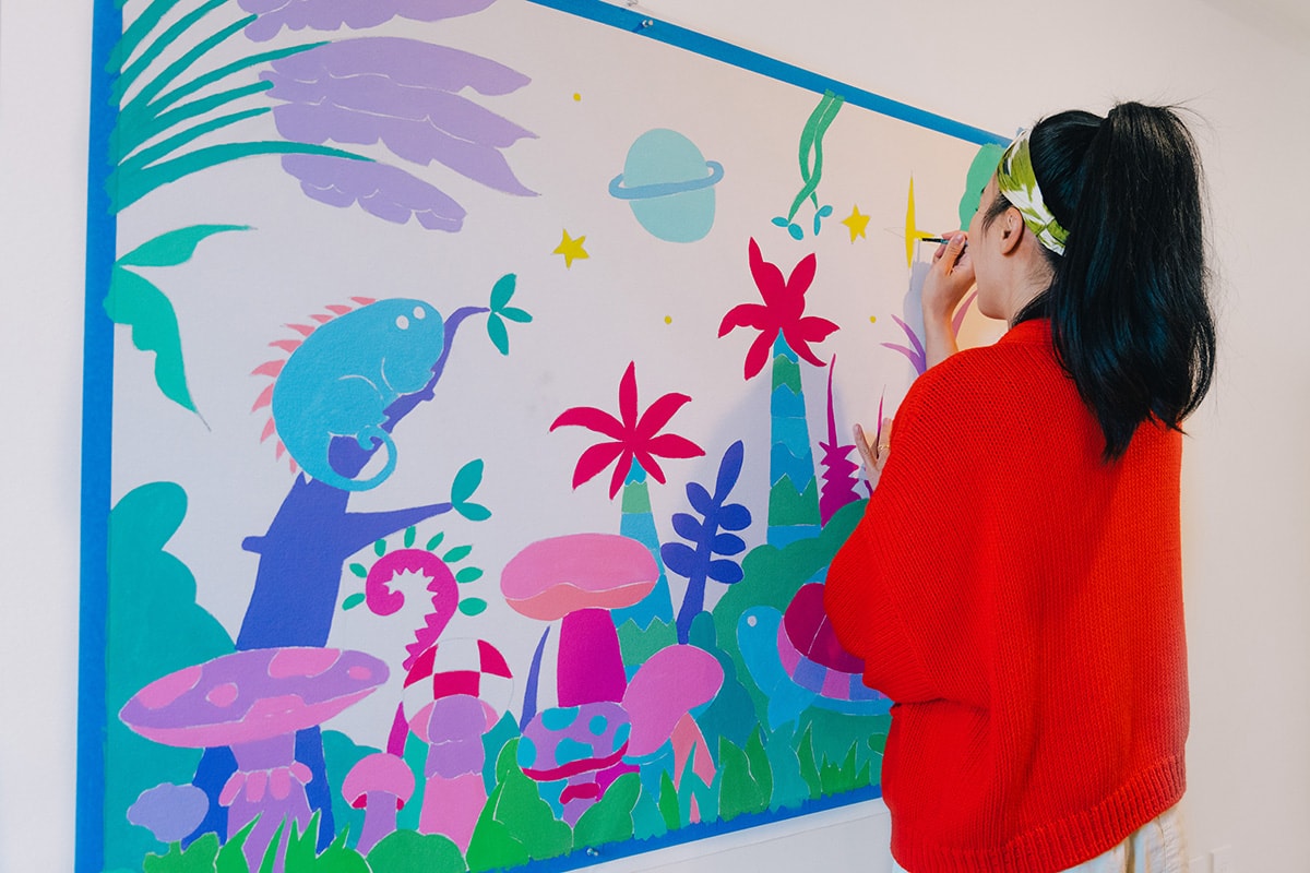 studio visits ton mak puma interview flabjacks suede mayu she moves us fuzzy cactus park happy doing nothing garden of rest