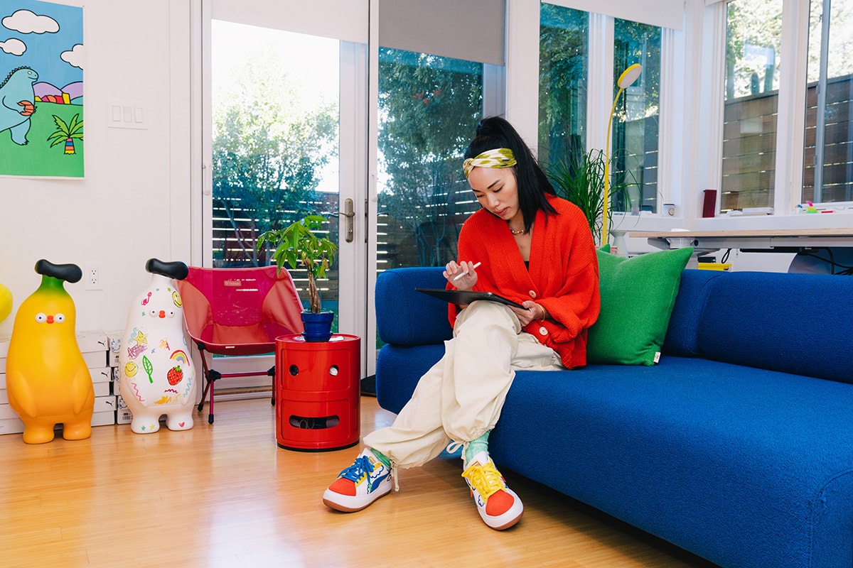 studio visits ton mak puma interview flabjacks suede mayu she moves us fuzzy cactus park happy doing nothing garden of rest