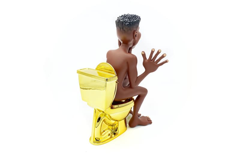 Rannel Ngumuya Bungalo Boy Figure Sculpture Art