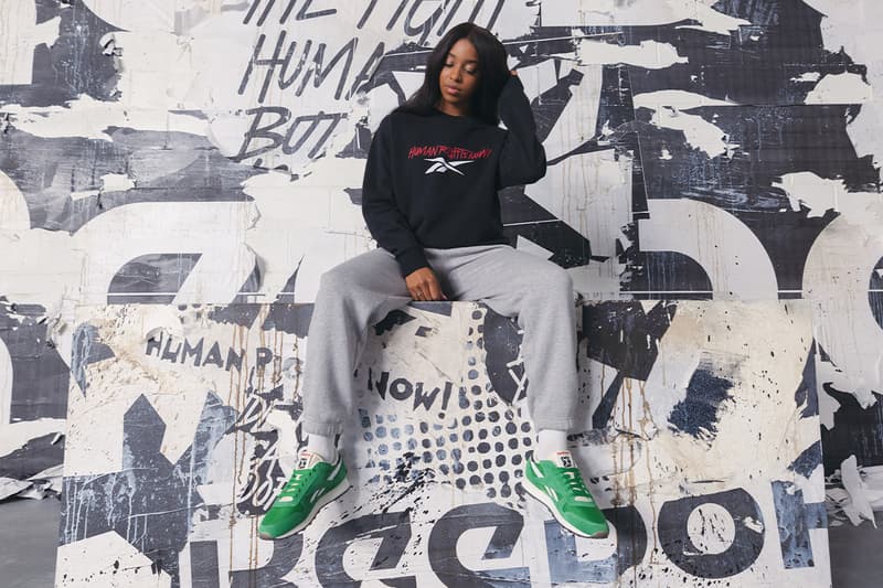 Reebok Returns With Second "Human Rights Now!" Collection club c revenge classic leather club c mid classic nylon freestyle hi morning fog black white green cream hrn jogger lexie brown los angeles sparks guard wnba basketball 