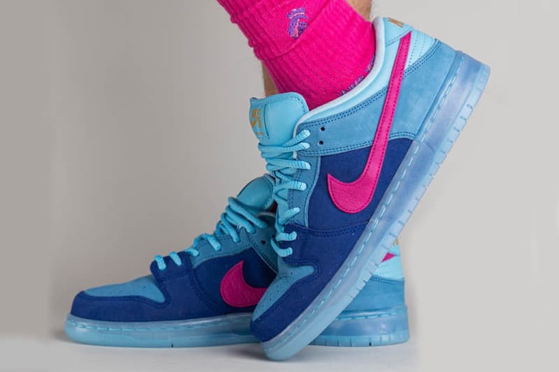 Run the Jewels x Nike SB Dunk Low On-Foot Look sneakers footwear collaboration swoosh Killer Mike El-P