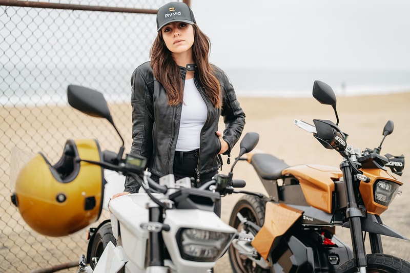Ryvid Plans to Makes Two-wheeled EVs More Accessible ev motorcycle grey gold white