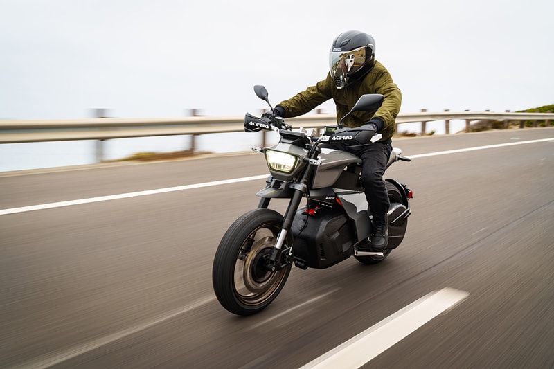 Ryvid Plans to Makes Two-wheeled EVs More Accessible ev motorcycle grey gold white