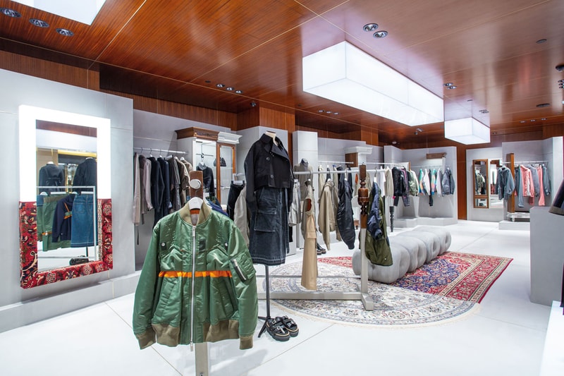 sacai belowground landmark atrium central hong kong gelchop persian rug opening womenswear menswear info date 