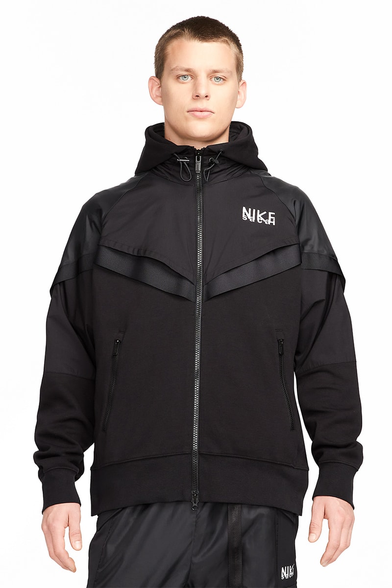 sacai nike trench jacket cargo pants hooded jacket hoodie tee chitose abe release date info store list buying guide photos price 