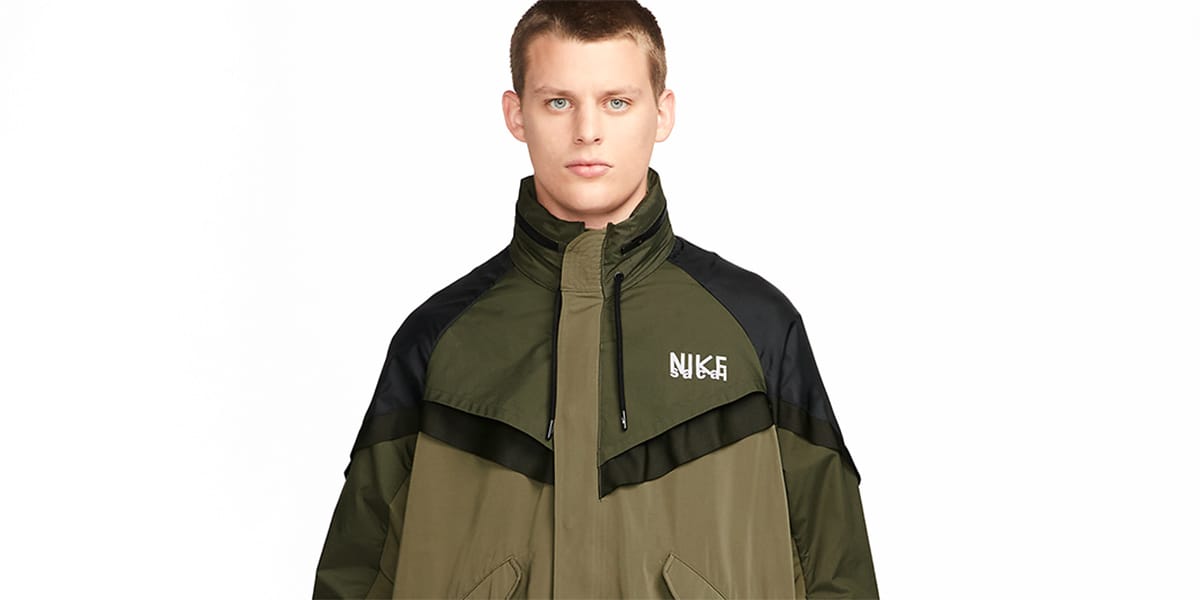 sacai Nike Trench Jacket DQ Release Date   Hypebeast