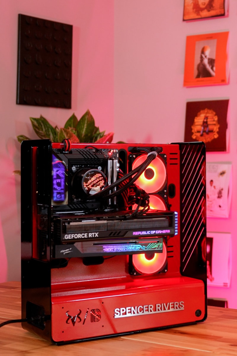 Seth Curry ASUS ROG Gaming PC Build Spencer Rivers Info republic of gamers custom gift