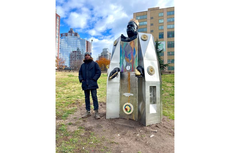 Notorious B.I.G. Statue Brooklyn Sherwin Banfield Art