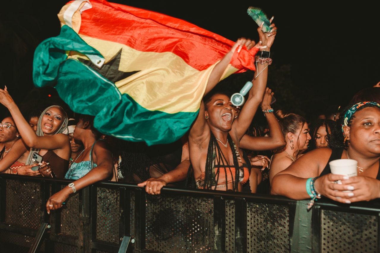Spotify Afro Nation Ghana Playlist Portugal Music Festival Accra Lagos Meek Mills Skepta Uncle Waffles Black Sherif Headliners Tiwa Savage Gyakie Camidoh 