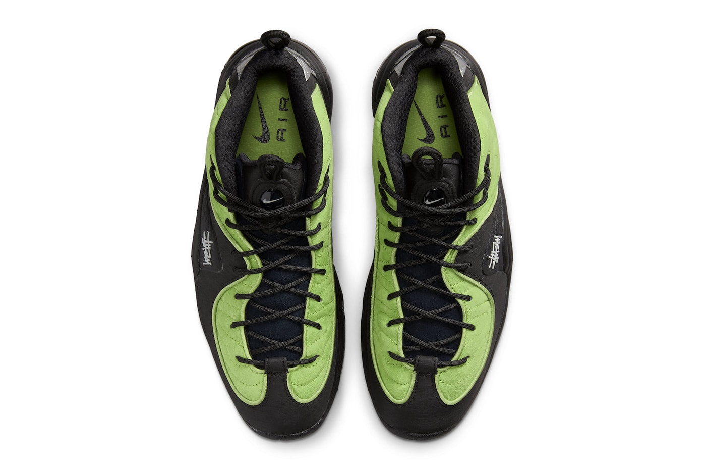 Stüssy Nike Air Max Penny 2 Black Vivid Green Release Date Info DQ5674-001 DX6933-300 Buy Price 