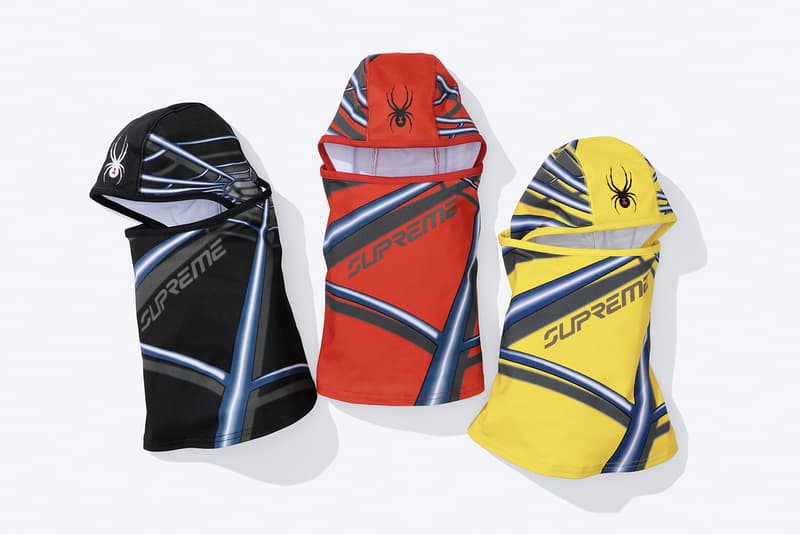 Supreme x Spyder fall winter 2022 Collaboration American ski apparel David Jacobs canadian ski team canada Balaclava fleece jacket