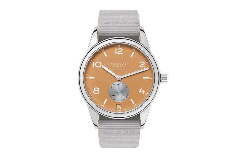 NOMOS Club Date 38 Collection Hodinkee Release 