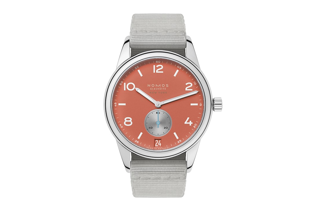 NOMOS Club Date 38 Collection Hodinkee Release 