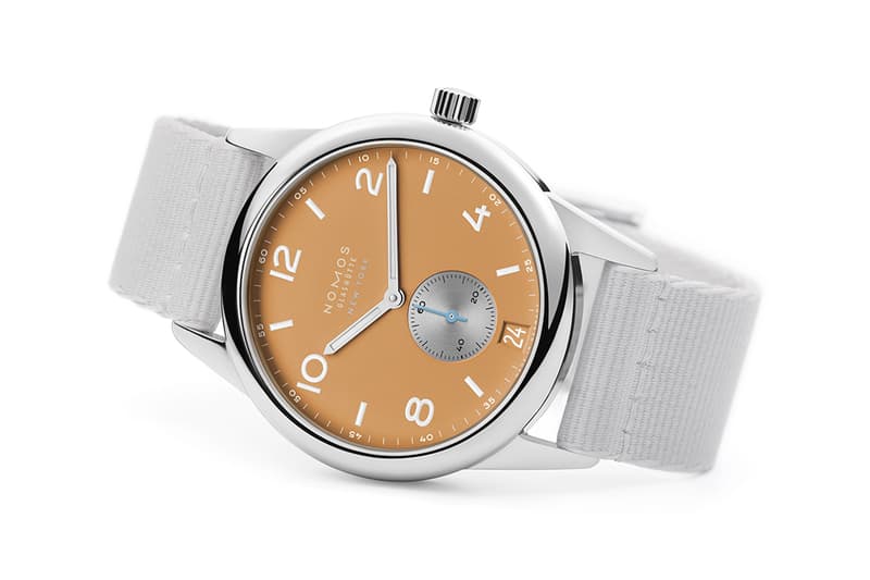 NOMOS Club Date 38 Collection Hodinkee Release 