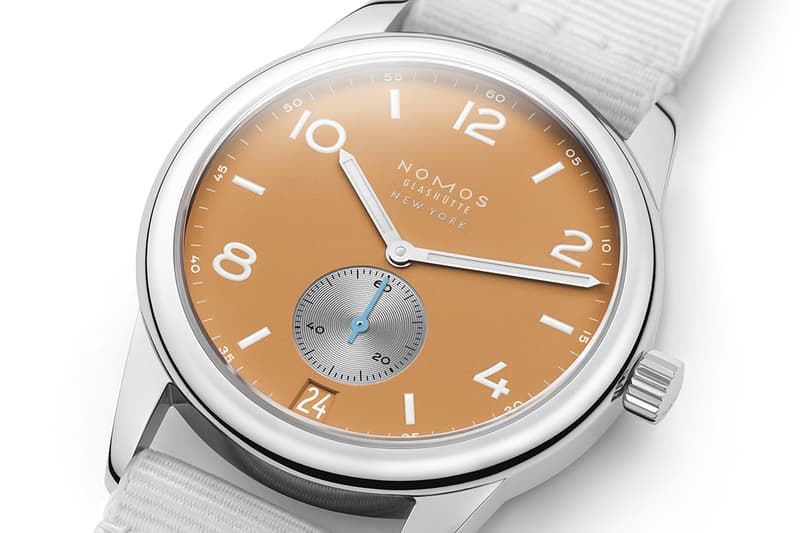 NOMOS Club Date 38 Collection Hodinkee Release 