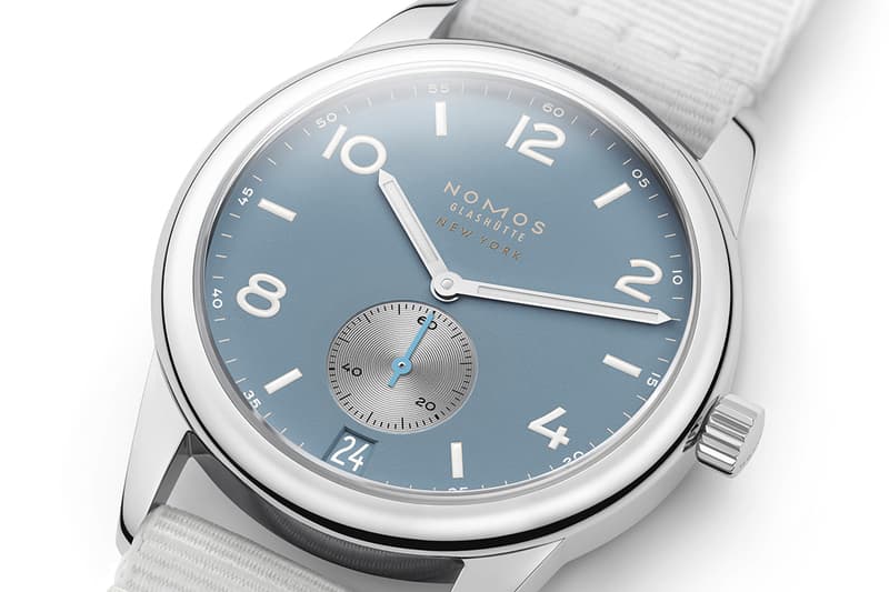 NOMOS Club Date 38 Collection Hodinkee Release 