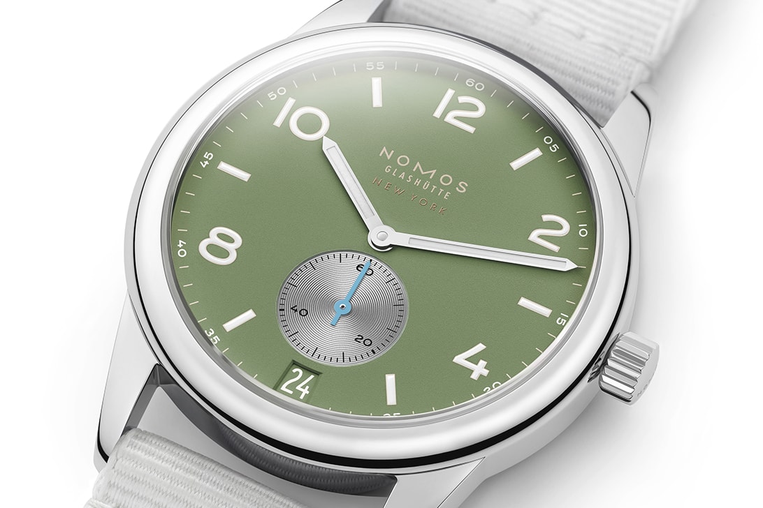 NOMOS Club Date 38 Collection Hodinkee Release 