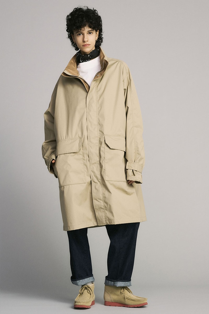 The North Face Purple Label Debuts Layered and Cozy SS23 Collection lookbooks nanamica fisherman vests rain jackets windbreakers sweaters chore jacket windproof waterproof