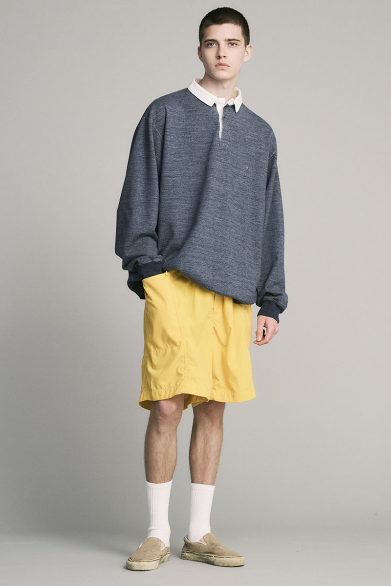 The North Face Purple Label Debuts Layered and Cozy SS23 Collection lookbooks nanamica fisherman vests rain jackets windbreakers sweaters chore jacket windproof waterproof