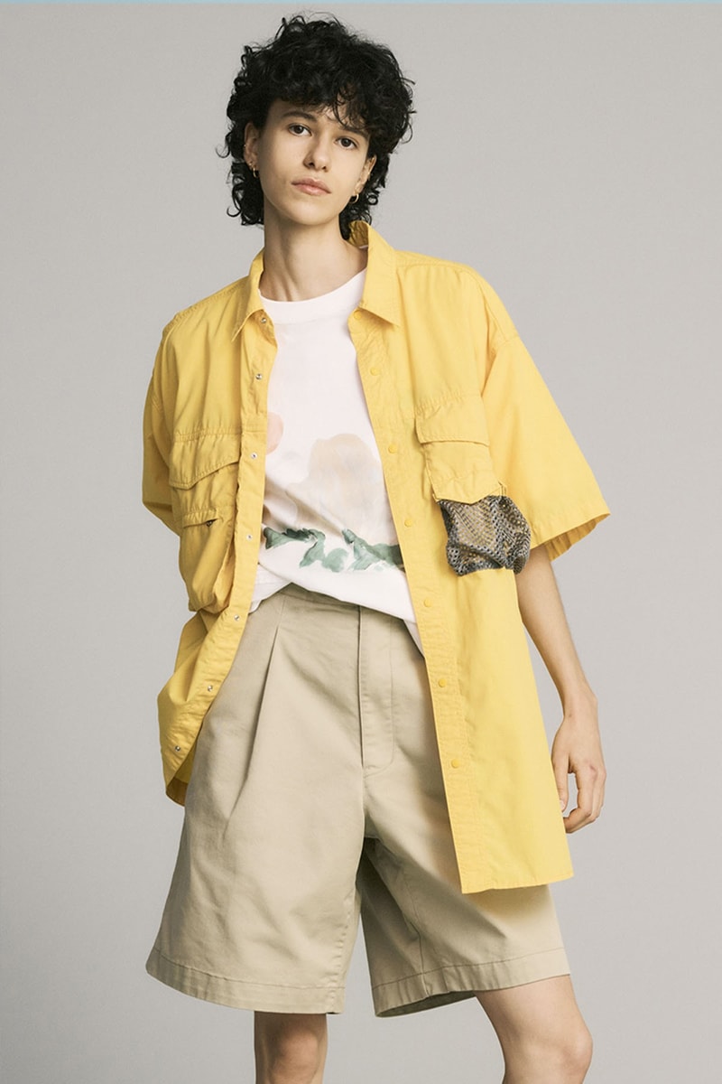 The North Face Purple Label Debuts Layered and Cozy SS23 Collection lookbooks nanamica fisherman vests rain jackets windbreakers sweaters chore jacket windproof waterproof