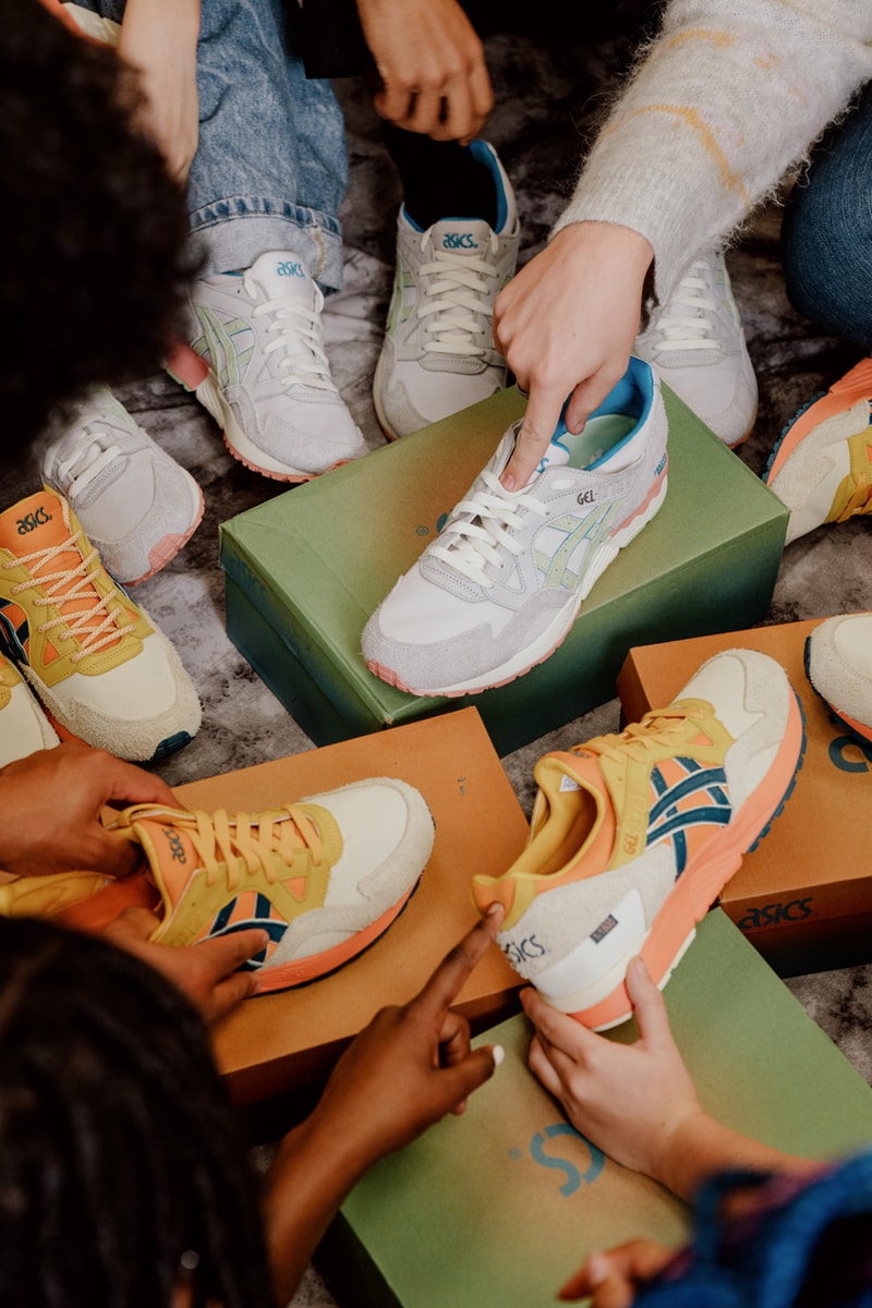 the whitaker group charlotte lab school students asics gel lyte v 