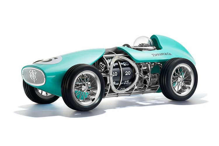 Tiffany & Co. Drops $215,000 USD Pavé Diamond Race Car Clock