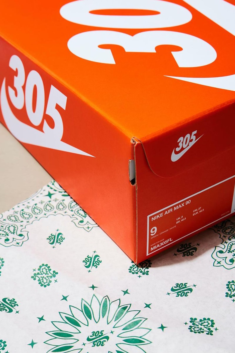 unknwn nike air max 90 305 raffle release date info store list buying guide photos price miami green orange 