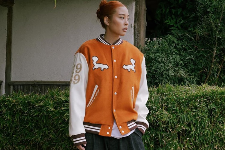 Vandy the Pink Unveils a New "East to West" Bonsai Varsity Jacket