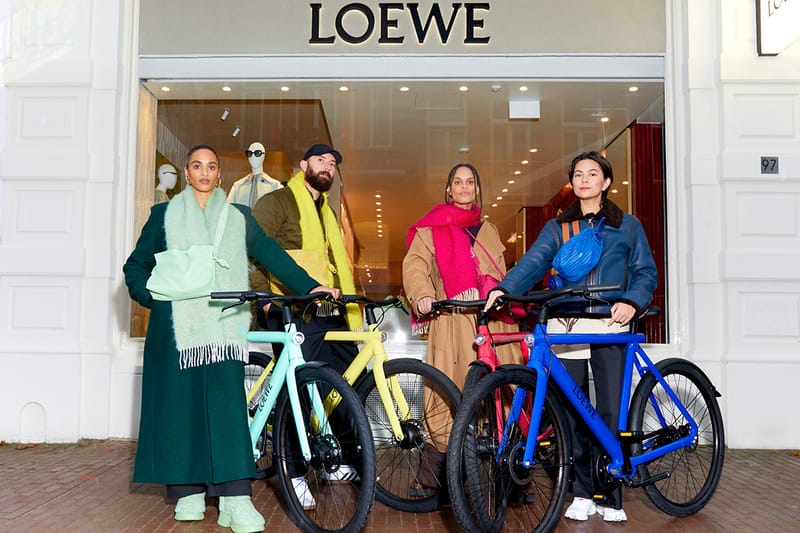 VanMoof Crafts Promotional S3 e-Bikes for LOEWE's Amsterdam Flagship Store